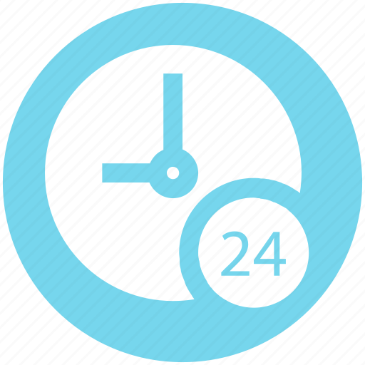 Clock, hours, service, time, watch icon - Download on Iconfinder