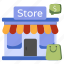 shop, store, marketplace, building, commerce 