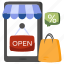 shop open, open board, store open, mobile shop open, info board 