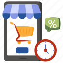 mobile shopping time, eshopping, ecommerce, online shopping, buy online
