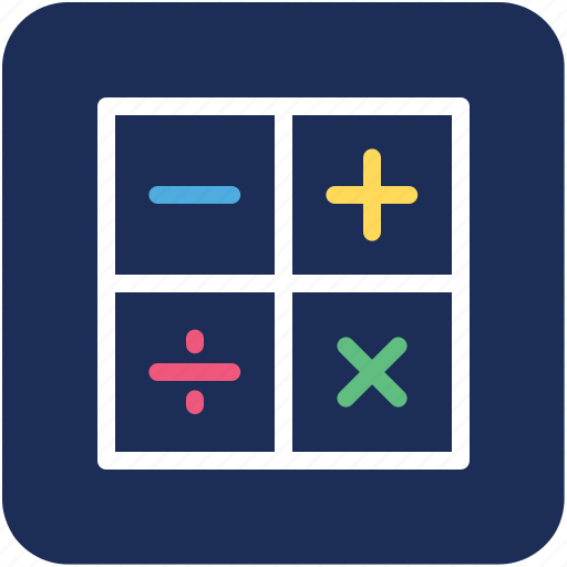 Calculation, digital calculator, finance, math symbol, maths icon - Download on Iconfinder