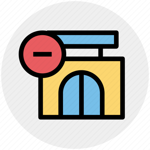 Building, market store, minus, shop, shopping market, store icon - Download on Iconfinder