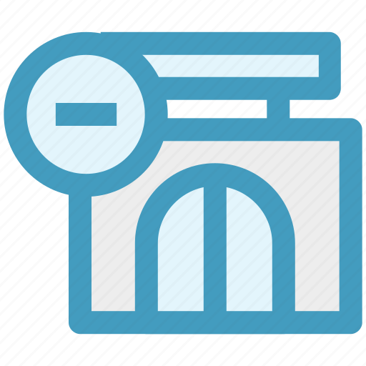 Building, market store, minus, shop, shopping market, store icon - Download on Iconfinder