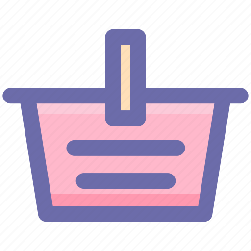 Basket, clothes basket, curb, ecommerce, shopping, shopping basket icon - Download on Iconfinder