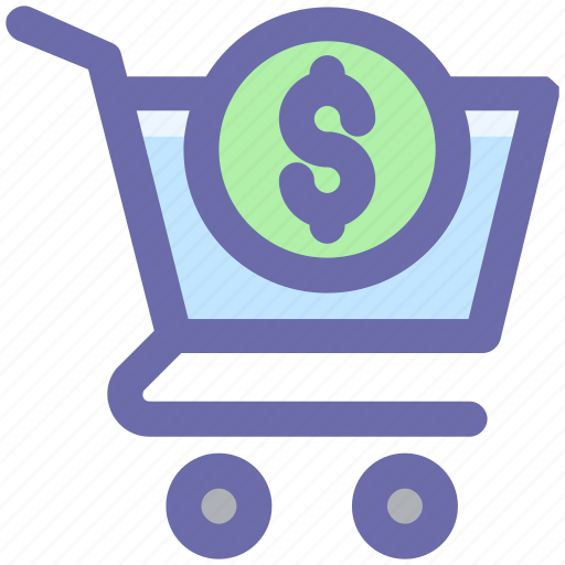 Basket, cart, dollar sign, ecommerce, money, shopping, shopping cart icon - Download on Iconfinder