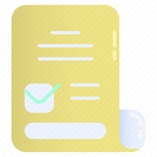 Shopping, ecommerce, term, condition, agreement, contract, document icon - Download on Iconfinder