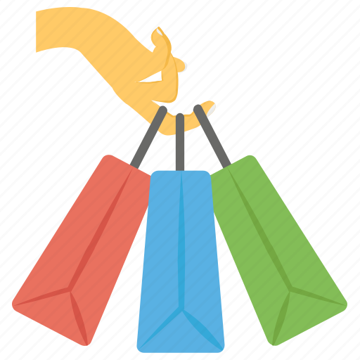 Hand bags, holding bags, purchaser, shopping, shopping bags icon - Download on Iconfinder