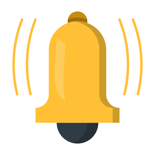 Alert, bell, notification, sound icon - Free download