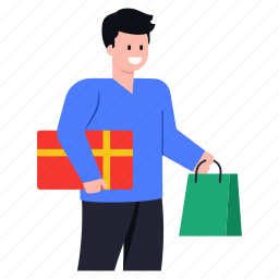 man with shopping, purchase, shopping man, shopping person, buyer 