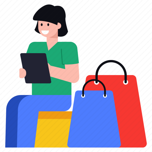 Online purchase, online shopping, online buy, shopping, e shopping illustration - Download on Iconfinder