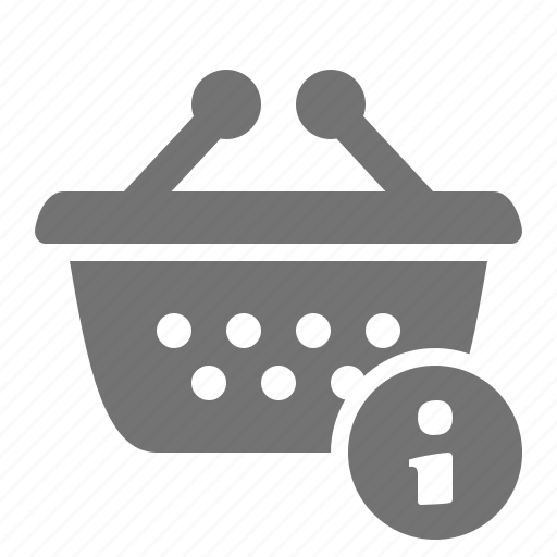 Basket, help, info, information, shop, shopping, store icon - Download on Iconfinder