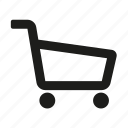 cart, shop, shopping cart, trolley
