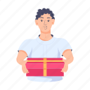 gift delivery, product delivery, courier boy, delivery boy, delivery service