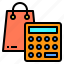 calculator, card, cheerful, credit, group, happy, person 