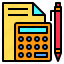 calculator, card, cheerful, credit, group, happy, person 