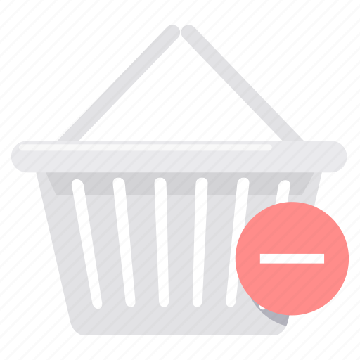 Cart, remove, basket, cancel, delete, empty, trolley icon - Download on Iconfinder
