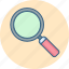 magnifier, zoom, explore, magnify, search, searching, view 