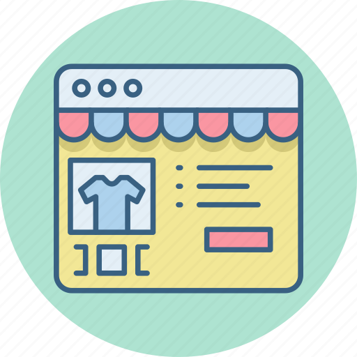 Online, web, website, clothes, details, prodct, webpage icon - Download on Iconfinder