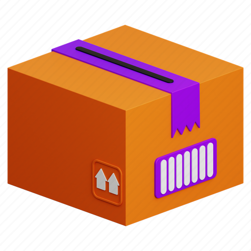 Package, box, package box, parcel, cargo, product, delivery 3D illustration - Download on Iconfinder