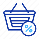 discount, basket, shopping, cart, ecommerce, sale