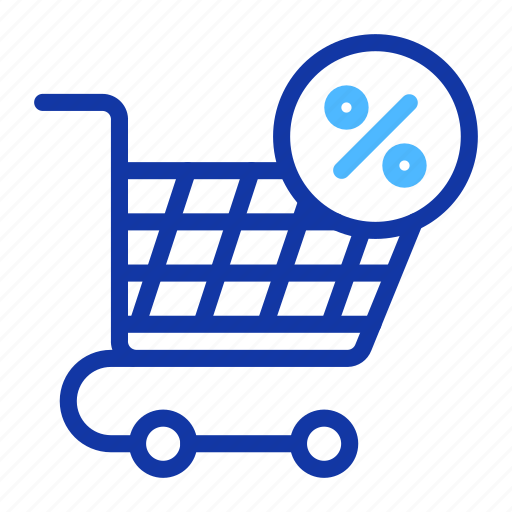 Discount, cart, shopping, ecommerce, online, store icon - Download on Iconfinder