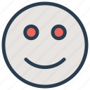 emoji, face, happy, smiley