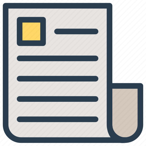 Article, newspaper, press, reading icon - Download on Iconfinder