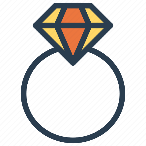 Diamond, engagement, jewellery, ring icon - Download on Iconfinder