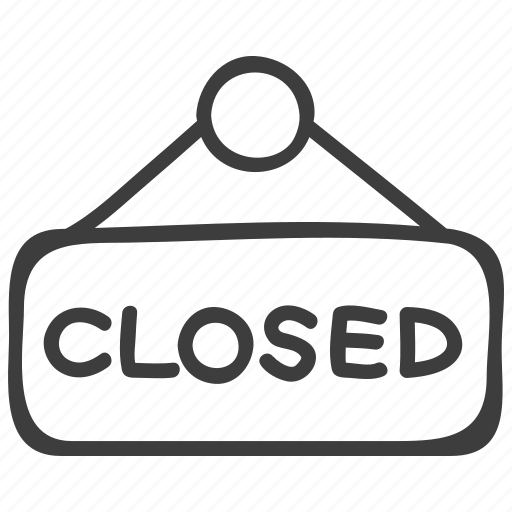 Closed, sign, store icon - Download on Iconfinder