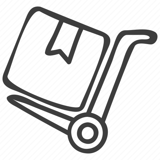 Delivery, hand truck, shipping icon - Download on Iconfinder