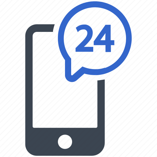 Support, 24 hours, service, online support, help line icon - Download on Iconfinder