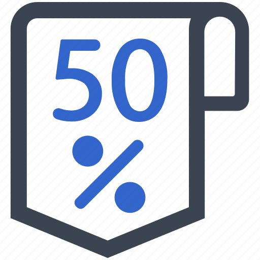 Fifty, offer, rate discount, off, discount, percent icon - Download on Iconfinder