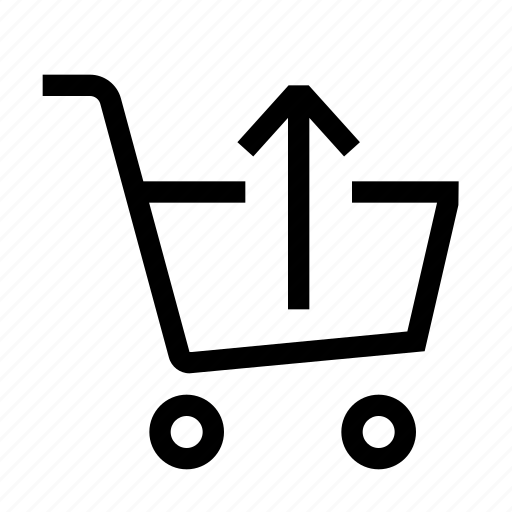 Arrow, cart, ecommerce, move, shop, shopping, up icon - Download on Iconfinder