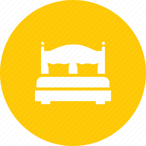 Bed, cot, furniture, pillow, sleep, sleeping icon - Download on Iconfinder