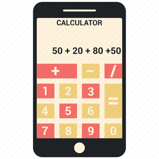 App, calculator, mobile, smartphone icon - Download on Iconfinder