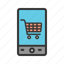 commerce, mobile, online, shop, shopping, smartphone