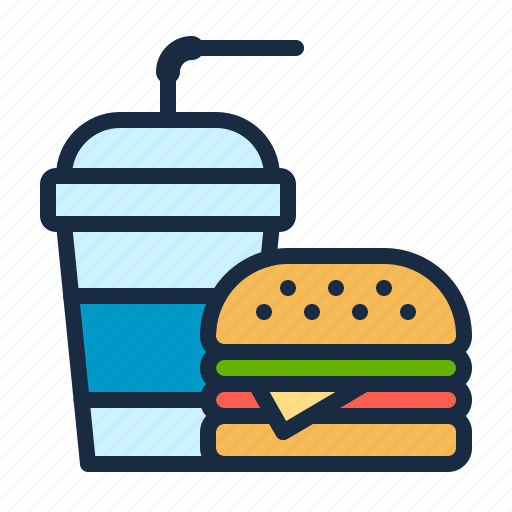 Beverage, burger, coke, e-commerce, food and drink, online shop, shopping icon - Download on Iconfinder