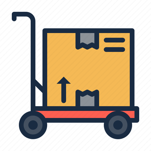 Cart, delivery cart, e-commerce, online shop, shopping, trolley, wheel cart icon - Download on Iconfinder