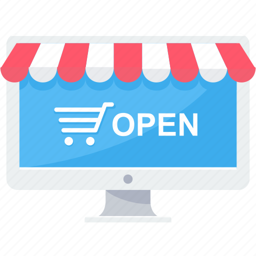Cart, online, open, shopping, website, ecommerce, shop icon - Download on Iconfinder