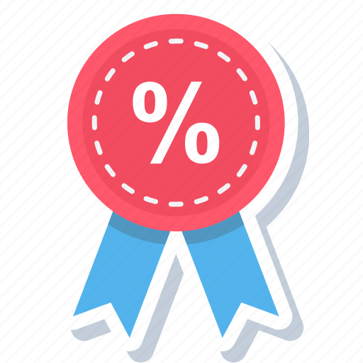 Badge, offer, percent, percentage, discount, label, sale icon - Download on Iconfinder