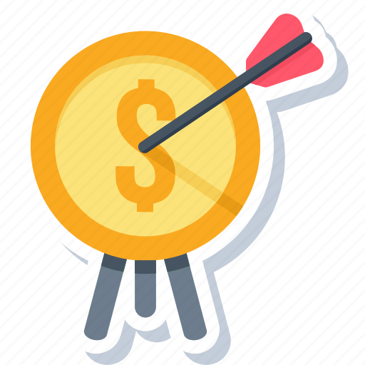 Aim, financial, revenue, business, finance, goal, target icon - Download on Iconfinder