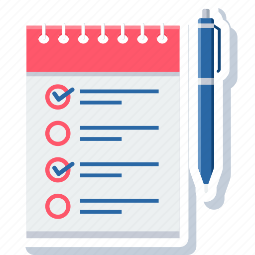 Itemlist, items, list, check, checklist, pen icon - Download on Iconfinder
