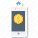 data, outgoing, phone, smartphone, mobile, money, payment