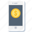 dollar, money, phone, smartphone, app, pay, payment 