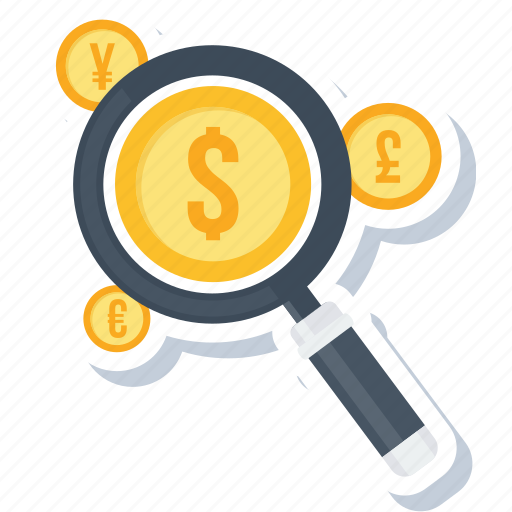 Magnifier, revenue, explore, finance, optimization, search icon - Download on Iconfinder