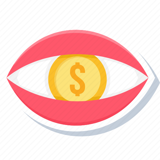 Dollar, eye, view, finance, money icon - Download on Iconfinder