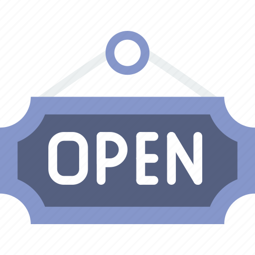 Business, open, shop, shopping, sign icon - Download on Iconfinder