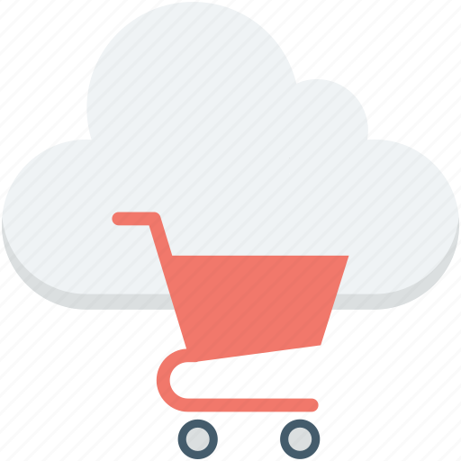 Cloud shopping cart, ecommerce, list shopping, online store icon - Download on Iconfinder