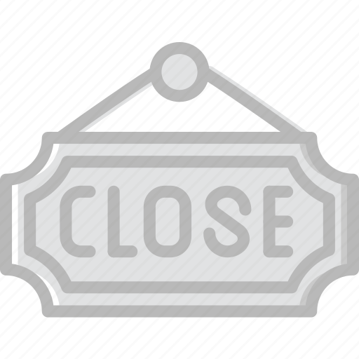 Business, closed, shop, shopping, sign icon - Download on Iconfinder