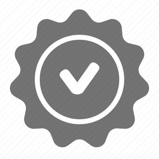 Warranty, verify, seal, quality, check, tag, label icon - Download on Iconfinder